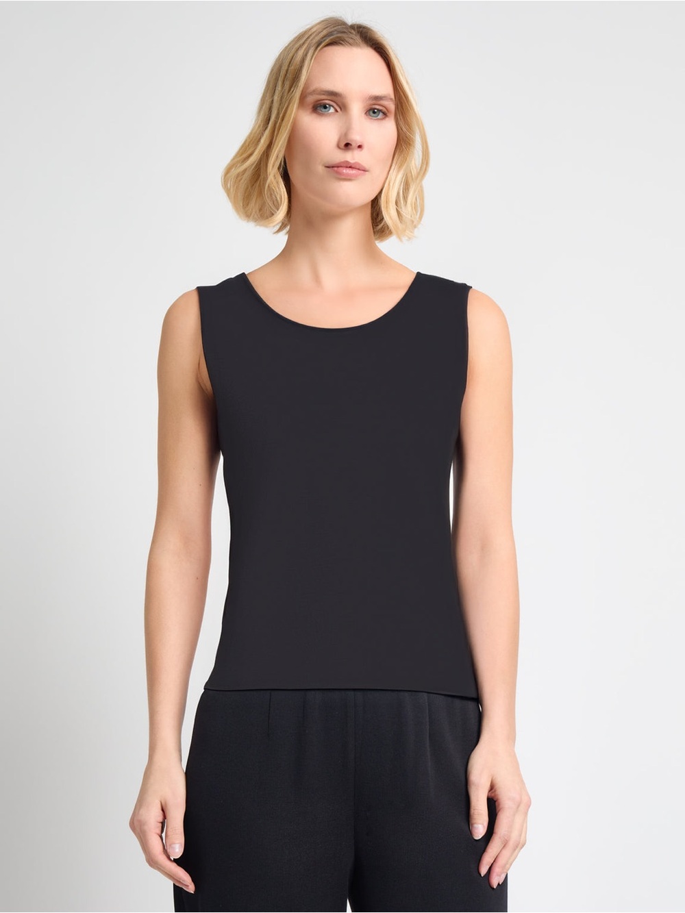 MISOOK Double Scoop Neck Mylana Knit Tank